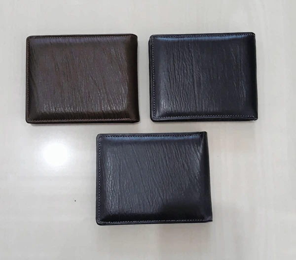 Dompet Kulit Pria Serat Kayu