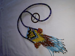 Kalung manik tali tenun