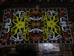taplak meja etnik dayak