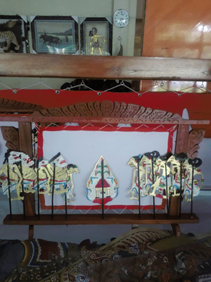 Miniatur Wayang Kelir