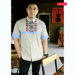 BENEH KEMEJA BATIK KALTIM LENGAN PENDEK SIZE L