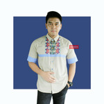 BENEH KEMEJA BATIK KALTIM LENGAN PENDEK SIZE L