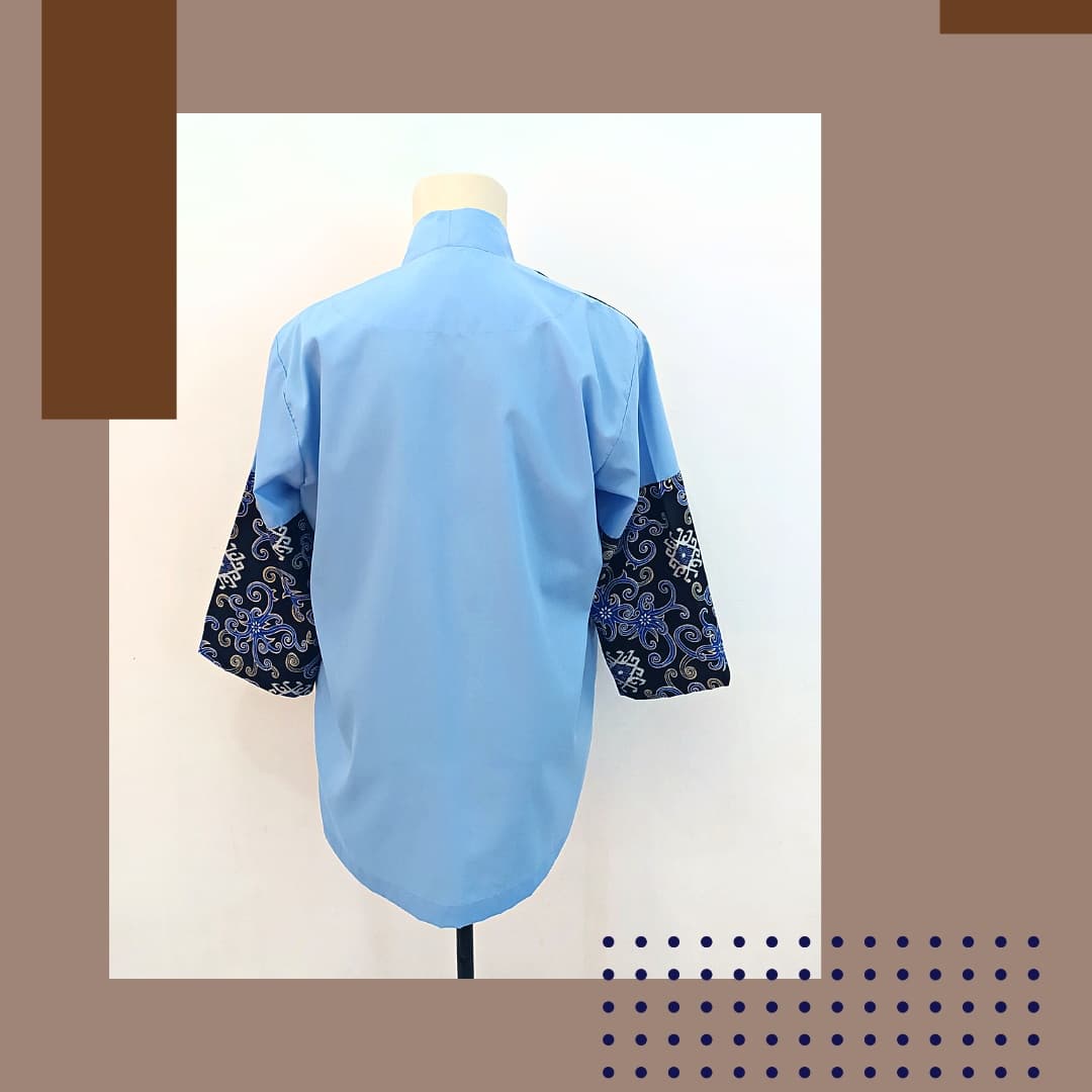 BENEH UNISEX OUTER/KIMONO BATIK KALTIM SIZE FIT TO XL