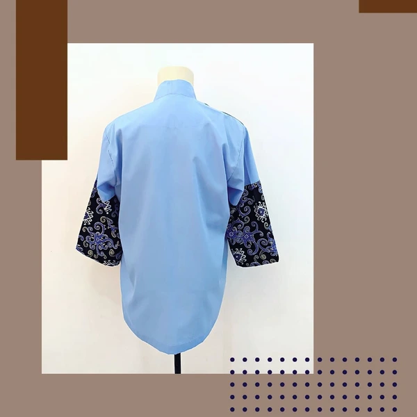 BENEH UNISEX OUTER/KIMONO BATIK KALTIM SIZE FIT TO XL