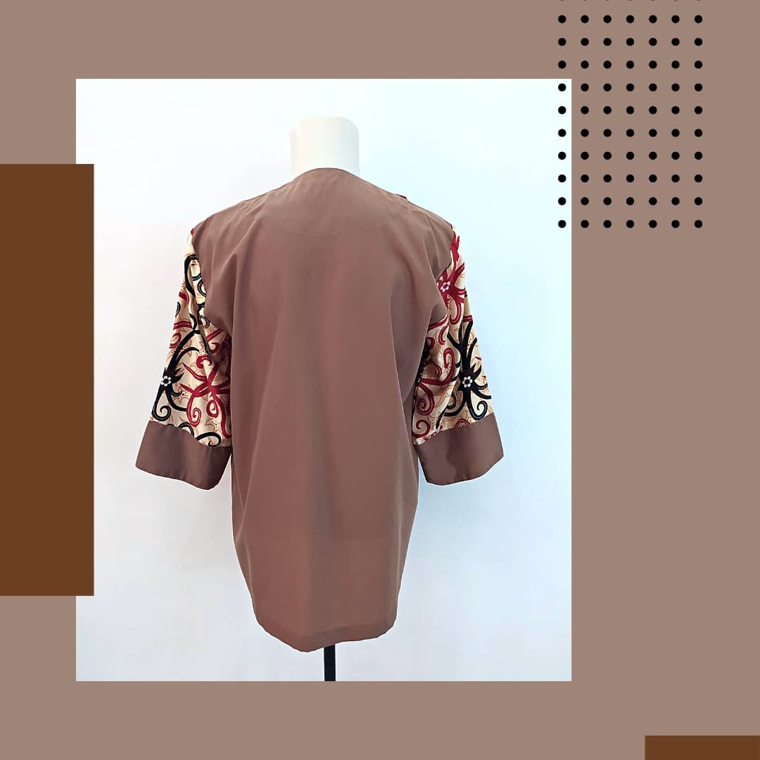 BENEH UNISEX OUTER/KIMONO BATIK KALTIM SIZE FIT TO XL