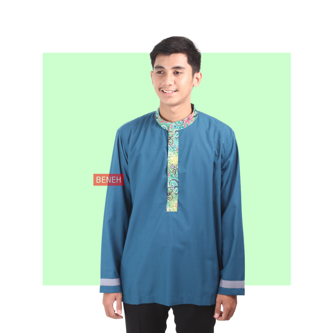 Jual BENEH BAJU KOKO BAJU MUSLIM BATIK KALTIM SIZE XL LENGAN PANJANG ...