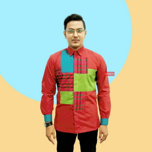 BENEH KEMEJA SARUNG SAMARINDA SIZE L LENGAN PANJANG