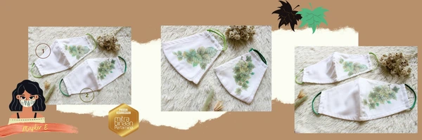 Masker Kain Katun Daun