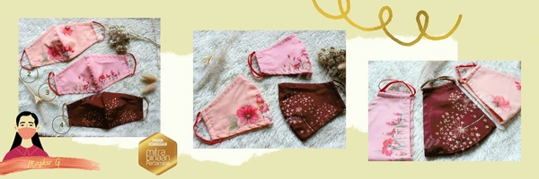 Masker Kain Red
