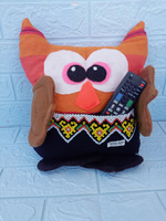 Boneka bantal remote Owl