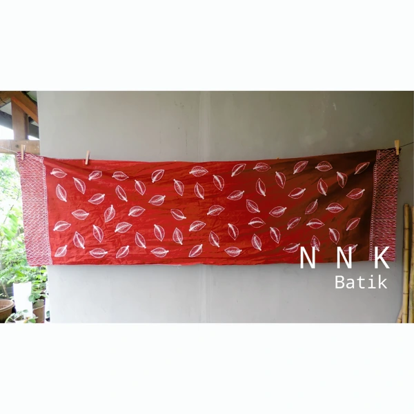 Shawl Batik Tulis motif Ghodong Rontok