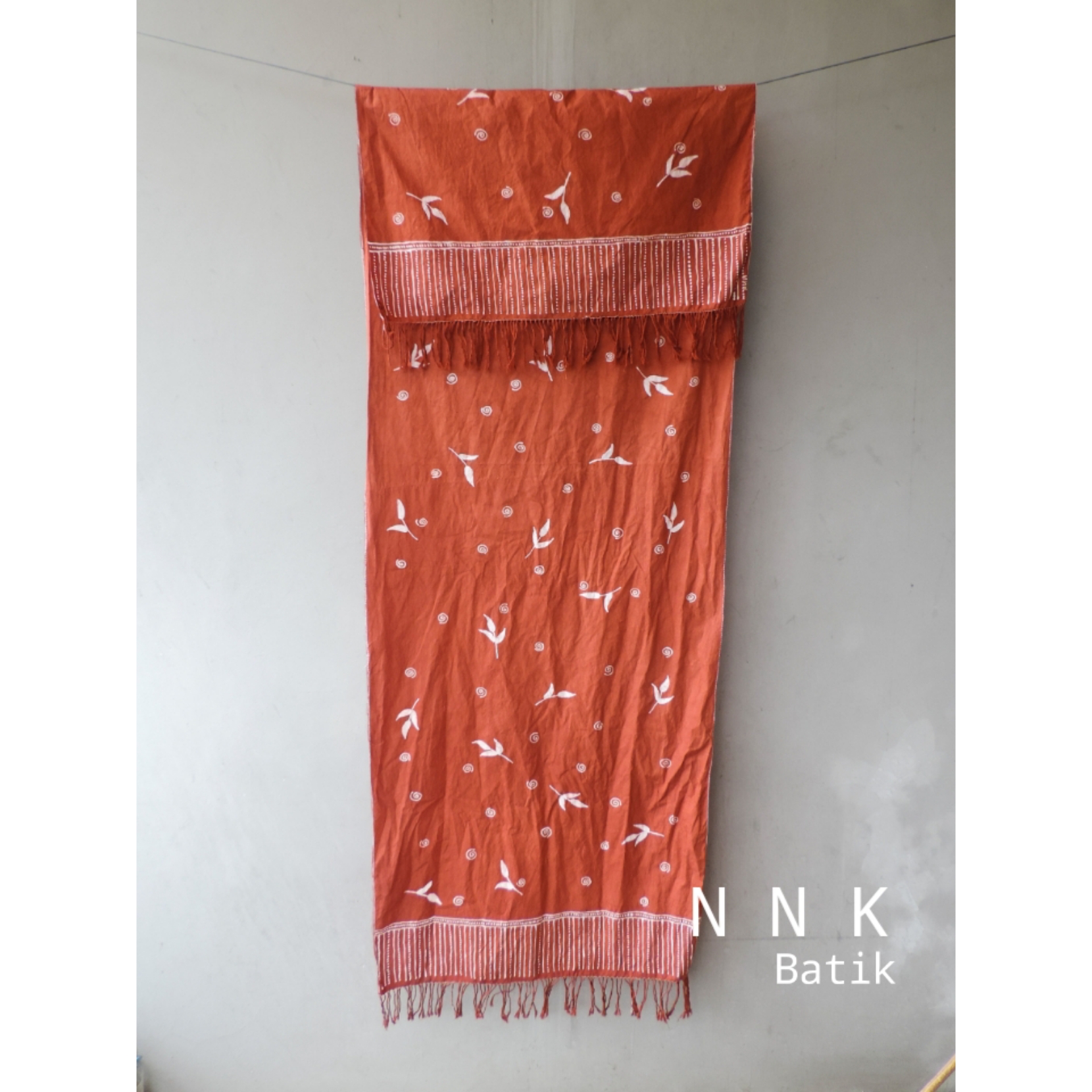 Shawl Batik Tulis motif Pucuk Ghodong