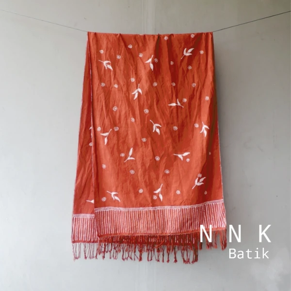 Shawl Batik Tulis motif Pucuk Ghodong