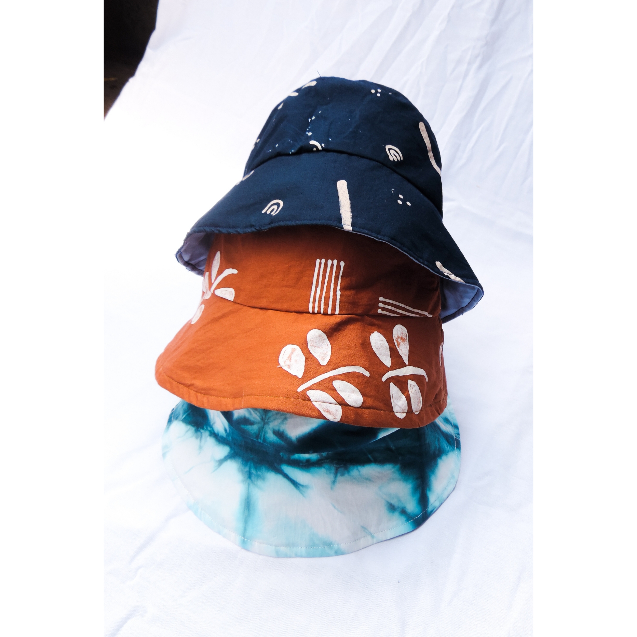 Bucket Hat Batik Tulis Shibori