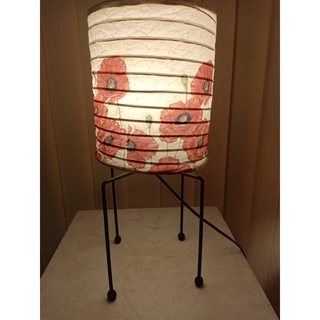 Table Lamp Silinder Decoupage / Lampion / Lampu Decoupage