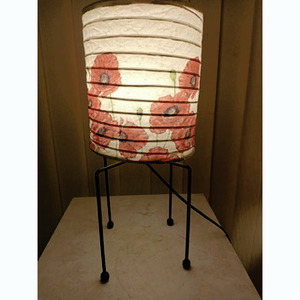 Table Lamp Silinder Decoupage / Lampion / Lampu Decoupage