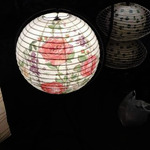 Lampion Decoupage