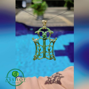 Kalung Giok "pinto aceh" Pendant Jade