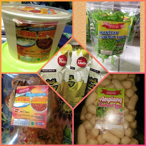 Aneka keripik dan stik