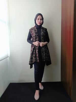 cardigan batik