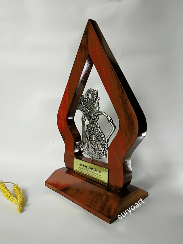 Plakat Vandel Wayang Logam Gatotkaca