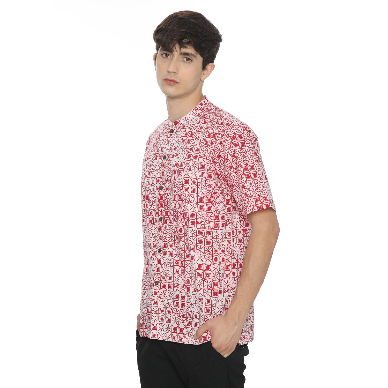 Kemeja Batik Merah Putih