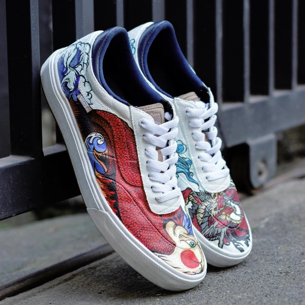 Sepatu Custom Lukis (Full Details)