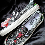 Sepatu Custom Lukis (Full Details)