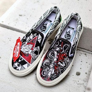 Sepatu Custom Lukis (Full Details)