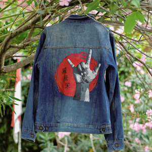 Jaket Custom Lukis (Partial, No Background)