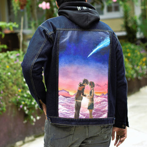 Jaket Custom Lukis (Full, with Background)