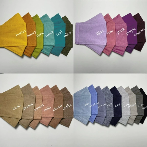 Masker Kain 3D Linen