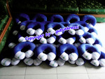 Souvenir Promosi Bantal Leher ujung