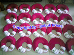 Souvenir Promosi Bantal Leher ujung