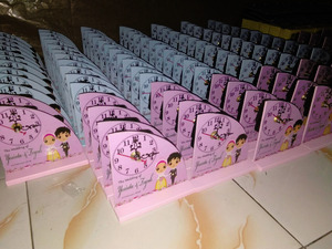 Souvenir Wedding Jam Kayu