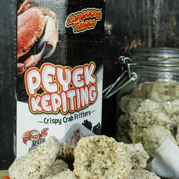 Peyek Kepiting Kampoeng Timoer Rasa Lada Hitam 40g