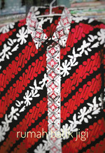 Kemeja batik cap