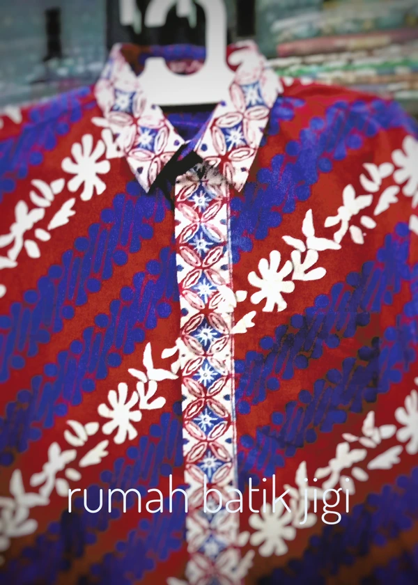Kemeja batik cap