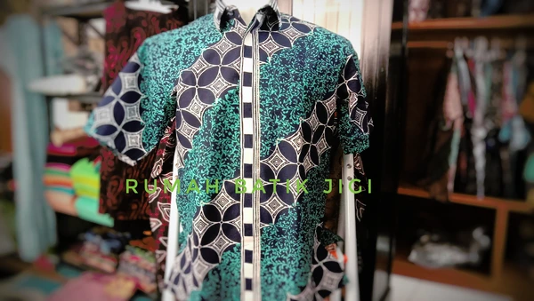 Kemeja batik cap