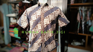 Kemeja batik cap