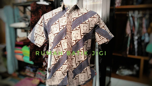 Kemeja batik cap