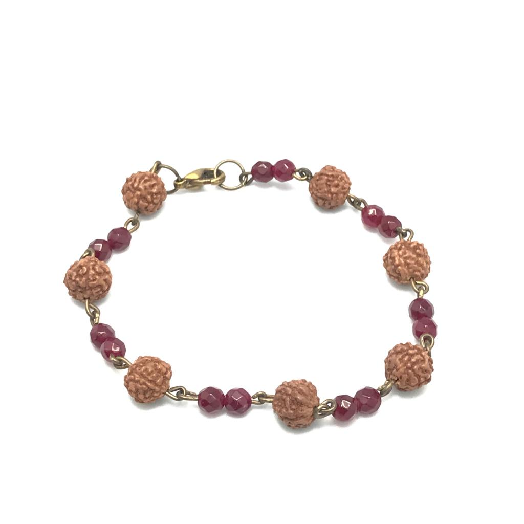 Gelang Rudraksha Rantai