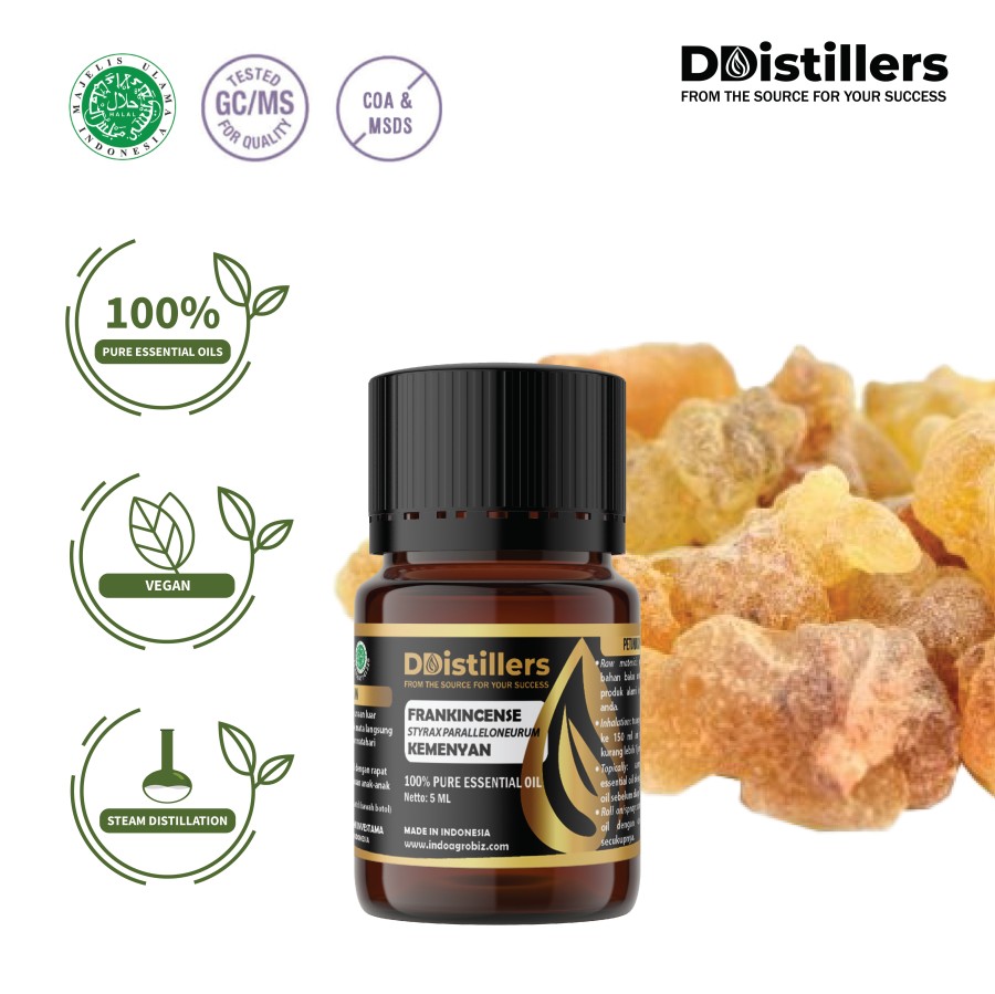 Minyak Atsiri Kemenyan / Frankincense Essential Oil Pure 100%