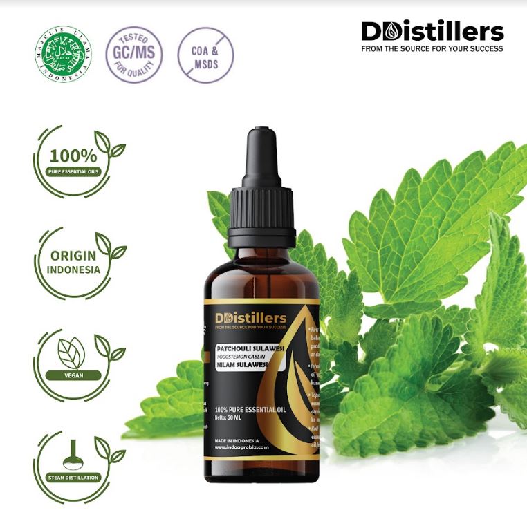 Nilam Sulawesi / Patchouli Essential Oil 100% Pure (5 ml)