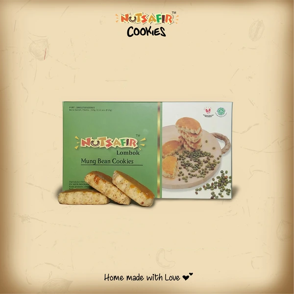 Nutsafir Cookies Kacang Hijau
