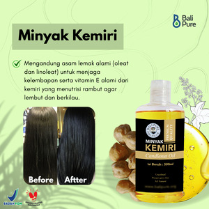 Bali Pure Home Industry Minyak Kemiri Anti Rambut Rontok 500ml