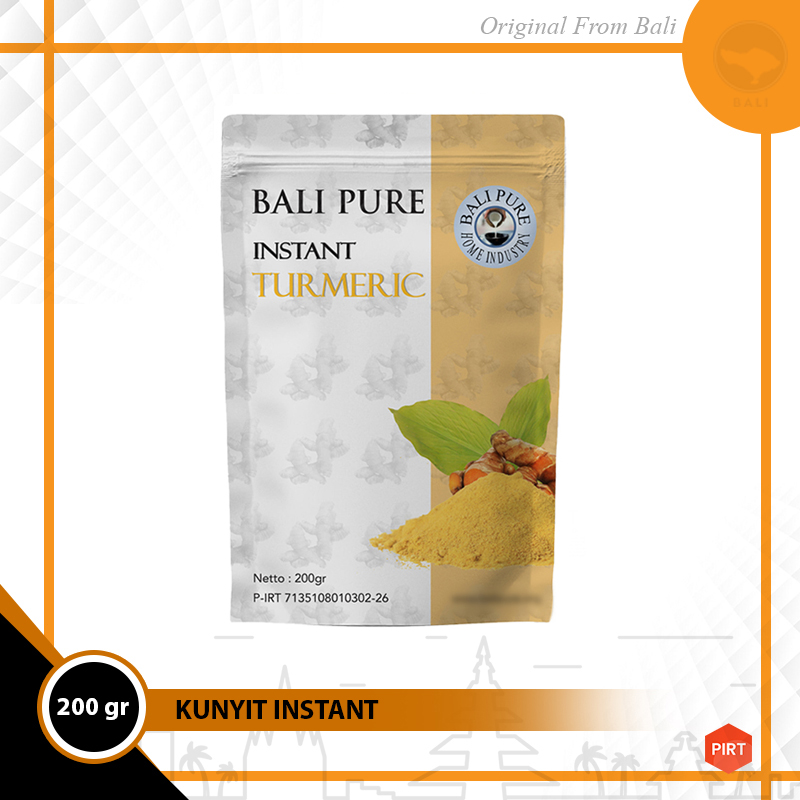 Bali Pure Home Industry - Kunyit Instan 200gram Jamu Kunyit Serbuk