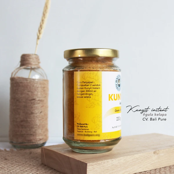 Bali Pure Home Industry - Ekstrak Kunyit Instan 230gr Organik