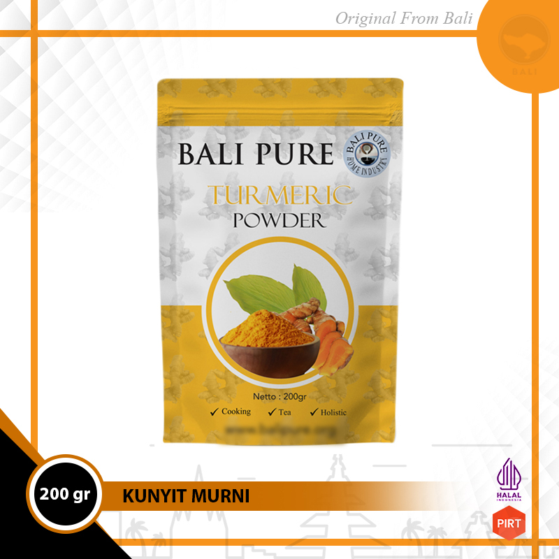 Bali Pure Home Industry - Kunyit Murni Bubuk Powder 200 gr