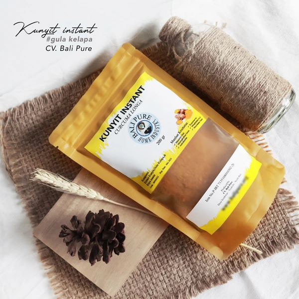Bali Pure Home Industry - Kunyit Murni Bubuk Powder 200 gr